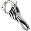 My-Bead Grande chiusura a catena con cigno in argento sterling 925, XXL, doppia chiusura a moschettone, bracciali e collane fai da te