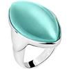 Morellato Anello da donna, Collezione Profonda, in acciaio, pietra Cat Eye - SALZ18018