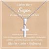 XUANPAI Collana a forma di croce per figlio, figlia, ciondolo a forma di croce per bambini, in acciaio inox, argento, oro, regalo di compleanno per ragazzi e ragazze