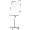 Q-Connect Lavagna a fogli mobili con 5 ruote Q-Connect cancellabile acciaio laccato 70x100