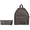 Eastpak Set 2 zaini + 2 astucci Eastpak Padded Pak'r® e Benchmark Single Silent Stone