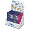 Pilot Espositore 60 penne a scatto cancellabili Pilot Frixion Ball Clicker punta 0,7 m