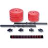 ROVERA Set Asta Bilanciere Manubri Dischi Pesistica 17 Kg