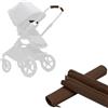 BABYDOME Set di coperture per manubrio compatibili con Bugaboo FOX 2.3 e Bugaboo BEE 6. Fabbricazione artigianale in Spagna in ecopelle premium. Resistenza al sole, usura e scolorimento. Colore: