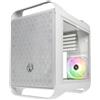 BitFenix Prodigy M 2022 / mATX / 1x60mm +3x120mm ventola ARGB / 2xUSB 3.0 / vetro temperato / bianco