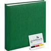 Goldbuch - Album portafoto, 60 Pagine con Pergamena, 25 x 25 cm, Verde Scuro, 25x25 cm