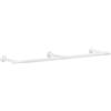 SONGMICS Attaccapanni da Muro, Barra Appendiabiti da Parete, Stile Industriale, Salvaspazio, 30,4 x 170 x 7 cm, Portata di 68 kg, Montaggio Facile, per Piccolo Spazio, Bianco Nuvola HSR104W01