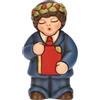 THUN Figura laurea lui in ceramica - Ceramica - 4x3,2x7,1 cm