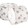 VEVOR Paralume a Tamburo 330 x 330 x 250 mm, Paralume di Ricambio per Lampade da Tavolo, Lampada da Terra Lampadina a Sospensione, Copri Lampadine 2 Pezzi, Pattern Dente di Leone Chiaro