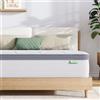 Novilla Materassi king size 24,8 cm 3 zone comfort schiuma molle insacchettate, materasso ibrido 1,5 m solido con tessuto a maglia Oeko-tex e schiuma CertiPUR-US 150 x 200 x 25 cm