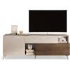 Web Convenienza Base TV con Ante e 2 Cassetti Made in Italy - Credenza Contenitore Collezione Riviera per Soggiorno Cucina Ingresso Sala Mobile Design moderno (Cashmere/Mercure, 180 cm)