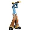 Asyduey Statuine di Suonatori di Band Jazz Figura di Musicista Vintage Statue in Resina Ornamento da Tavolo Scultura retrò Decorazioni per Interni per La Casa C