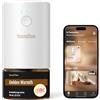 SenseFlow Diffusore di Oli Essenziali Wi-Fi SF101S Pro - Ultrasuoni Senza Acqua Profumatore per Ambienti, 100% Vegetale, Aroma 120 Giorni, LED, Ideale per Casa, Hotel e Studio - Calore Dorato