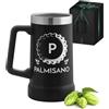 Maverton Boccale birra termico per campeggio 700ml, Tazza personalizzata | Da camping in acciaio inox, Bicchiere termico nero, Idee regalo uomo compleanno, Regali uomo, Campeggio accessori utili