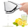 Piashow Lemon Squeezer in metallo - spremiagrume manuale & di alta qualità per limoni, lime e arance - lavabile in lavastoviglie