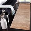 Siunwdiy Tappeto Cucina Antiscivolo Lavabile Tinta unita Marrone chiaro 70x400cm Passatoia per Cucina, Bagno, Soggiorno, Camera da Letto