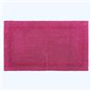 HOMESCAPES Tappetino da bagno di lusso, 1600 g/m², extra morbido, 100% cotone, reversibile, antiscivolo, lavabile, super assorbente, asciugatura rapida, 50 x 80 cm, lampone