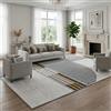 Tinyboy-hbq Lavabile Tappeto Salotto 200x300cm Antiscivolo Moderno Grigio | Poliestere a Pelo Corto, Sottile e Morbido, Antimacchia, Design Geometrico, Camera, Sala da Pranzo, Cameretta, Per Animali