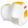Reber Grattugia Elettrica per Formaggio, Pane, Cioccolato e Frutta 140W | Uso Continuo senza Soste - Facile da Pulire - Cassetto Contenitore Capiente - Fido Bianco/Giallo