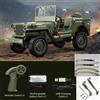 JJRC Voiture Telecomandata JJRC C8815 Jeep Willys 1940 RC Crawler 1:10 4x4 Verde