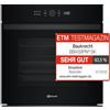 Bauknecht BBI4S8PM1SK - Forno ad aria calda da incasso, A+/ 73 l/pirolisi/SoftClose/AirFry, con funzione Airfry-Tray/High Temp. Pizza/Display LCD Testo Mono-Selezionatore/1 estrattore telescopico
