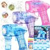 SACBRZZ 3 Pezzi Sparabolle Di Sapone, Pistola Spara Bolle Di Sapone, Con 6 Bottiglie Di Soluzione Di Bolle, Automatica, Per Bambini Giochi All'aperto E Al Coperto Festa, Regalo Estivo, Giocattolo Matrimonio