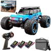 X-Verse SG201MAX - Auto telecomandata, 1:20, 55 km/h, senza spazzole, 4WD All Terrain Offroad RC Truggy RC Truck Crawler per adulti (3 batterie)