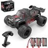 X-Verse KF18 - Auto radiocomandata in scala 1:14, senza spazzole, 70 km/h, auto RC veloce, 2,4 GHz, 4 WD, fuoristrada, per adulti, 3 batterie (nero)