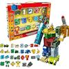 Yangers Alfabeto Numeri trasformatori Robot Matematica Giocattoli educativi Costruzione di edifici Puzzle Veicolo Modello Militare carro Armato Missile Elicottero da Combattimento