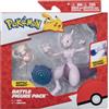 Pokémon Personaggi Set 2-Pack Mew & Mewtwo Giochi Nuovo 2023 - Figurine Action Figure 5 & 10 cm - Ufficiale Giocattoli