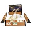 VD vatan since 1975 Set compatto Rummy / VIP Ahsap Okey SETI con pietre in melamina Orta Boy
