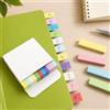 Generic Etichette adesive in 11 colori, segnapagina scrivibili e linguette indice per libri, quaderni, agende, raccoglitori, scuola, studio e ufficio