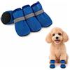 Yizzen 2 Paia di Scarpette per Cani, Scarpe Cane Estive in Mesh per Cani, Regolabili Scarpette Cane Estate Asfalto, Taglia Adatto all'Uso in Interni ed Esterni (Blu, l)