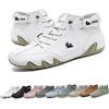 Overhil1s Stivali alti in pelle fatti a mano italiani, scarpe Beck Outdoor impermeabili leggeri antiscivolo Comfort unisex for escursionismo campeggio e guida Stivali Chukka alti for tutte le stagioni Scarpe