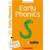 Scholastic Phonics workbook for Ages 3-5 (Book 1): This preschool activity book includes a free mini-book and rewards certificate (Scholastic First Learning)