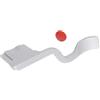 Aisnyho Impugnatura per pollice con pulsante di scatto concavo per fotocamera Fujifilm XT10 XT20 XT30 XT30 II XT2 XT3, impugnatura in metallo per fotocamera (argento)