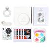 PELIKOOLA Kit accessori per Fujifilm Instax Mini 33 cm, colore: bianco | Custodia per fotocamera e tracolla, album fotografico da 64 fogli, 5 cornici per foto, 4 filtri colorati