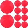 OFFIGAM 25 Pezzi Pellicola Adesiva Rossa in Pet per Correzione Colore e Diffusore Luce, Autoadesiva per Lampade e Faretti Video, per Esposizioni e Angoli Decorativi Unici