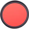 Generico Filtro A Colori Filtro for obiettivo for fotocamera DSLR a colori completi 49 mm 52 55 58 62 67 72 77 for a blu rosso arancione(77mm,Orange)