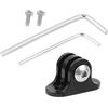 KACCDE Set di adattatori per fotocamera Edge 520 1000 | Supporto di rilascio per accessori da ciclismo per bicicletta, staffa di estensione in lega di alluminio con base fissa