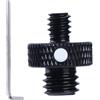 KACCDE Adattatore a vite per conversione fotocamera, 1/4 a 3/8 pollici, metallo, 4 | Vite di conversione in metallo, funzione multipla, accessorio fotografico, facili installazioni, vite maschio a maschio per
