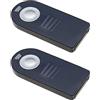 OTOTEC 2 Pezzi Telecomandi Wireless A Infrarossi Per Rilascio Otturatore Compatibile Con Nikon D40 D80 D70 D70s D50 D60 D90 Accessori Di Ricambio Per Fotocamera 60x28mm