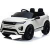 Macchina Elettrica per Bambini Licenza Land Rover Evoque 12V con Telecomando Bianco