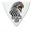 CLAYTON plettri per chitarra Triangolo arrotondato 1mm