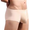 AIEOE Boxer sexy da uomo Shiny Bikini Trunk senza cuciture Bulge Pouch Mutande