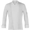 GIBLOR'S Ergos Workwear Giblor's Giacca AUGUSTIN da Cuoco Chef Cucina Elasticizzata Uomo Slim Fit BIANCO