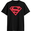 Superman Maglietta da adulto con logo Justice League DC