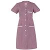 Giblor's Camice VIOLA per Hotel Casa Pulizie da Donna Oversize QUADRO BORDEAUX