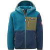 Trollkids Bambini Giacca IN Pile Aurlandsfjord | Calda giacca in pile Sherpa, due tasche laterali con cerniera, cappuccio integrato