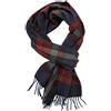 Rotfuchs Sciarpa di lana di volpe rossa Sciarpa da uomo Sciarpa estiva Plaid leggermente multicolore Made in Germany (55 x 180 cm, multicolore-rosso)